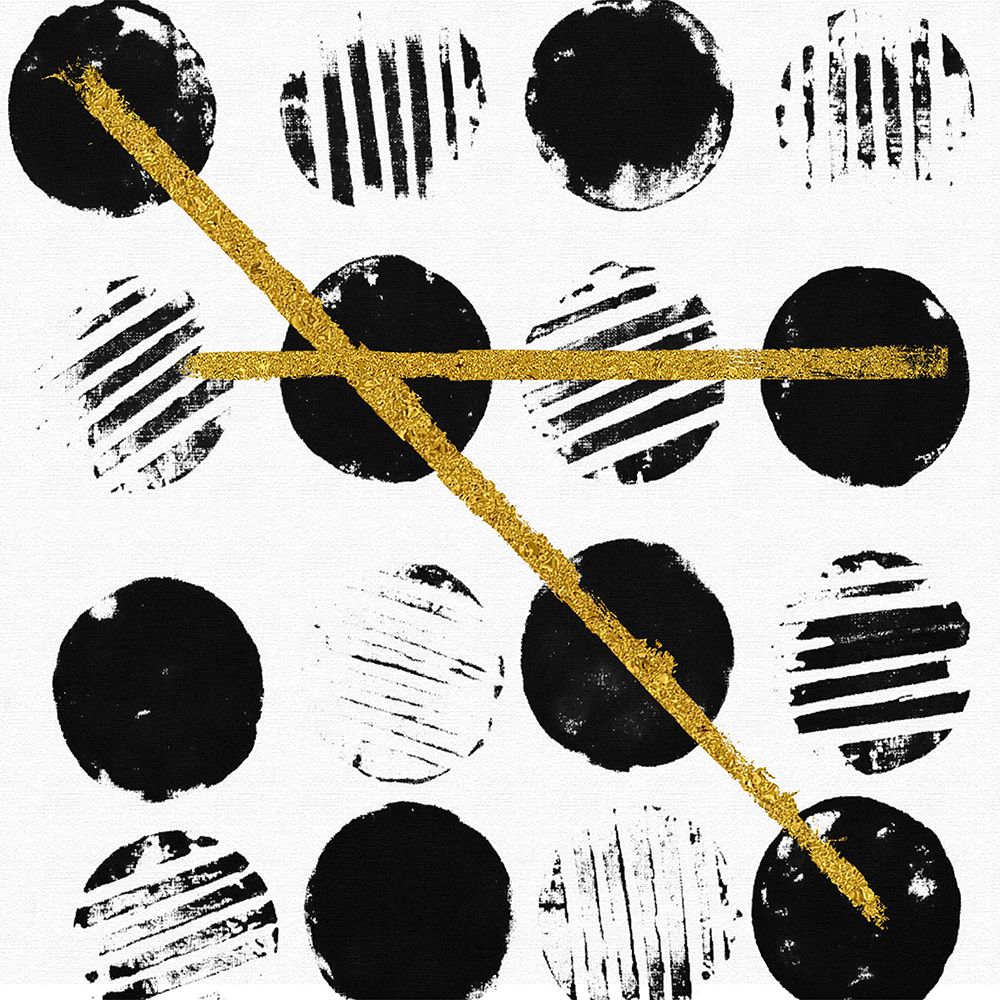 Dot and Gold II art print by Karen Smith for $57.95 CAD
