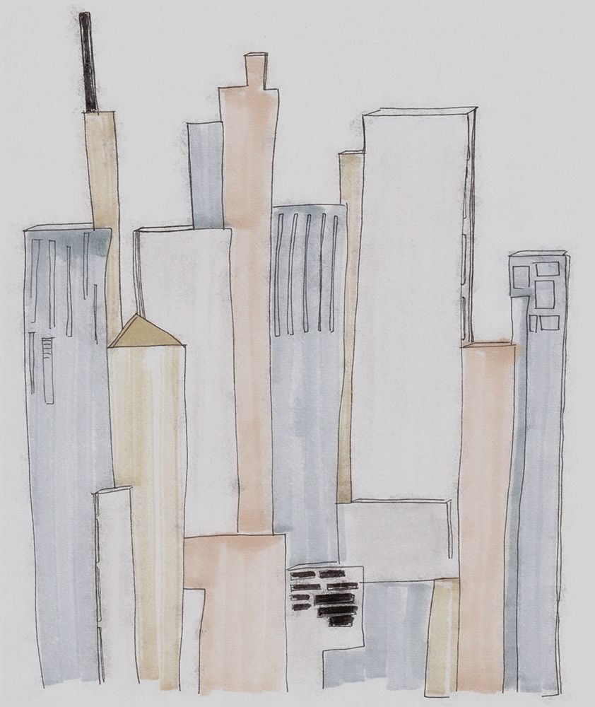 Sketch City II art print by Karen Smith for $57.95 CAD