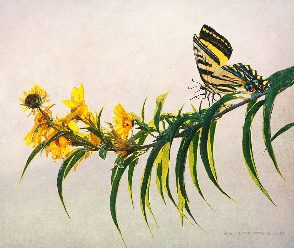 Yellow Flowers Variation art print by Christopher Vest for $57.95 CAD
