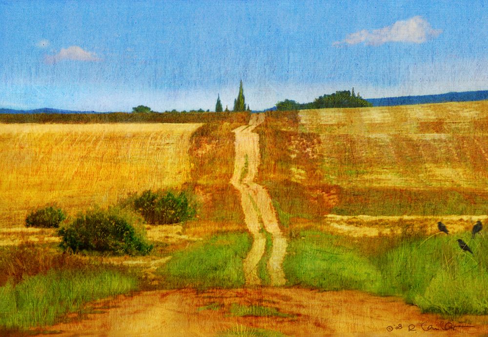 Impressionist Road art print by Christopher Vest for $57.95 CAD