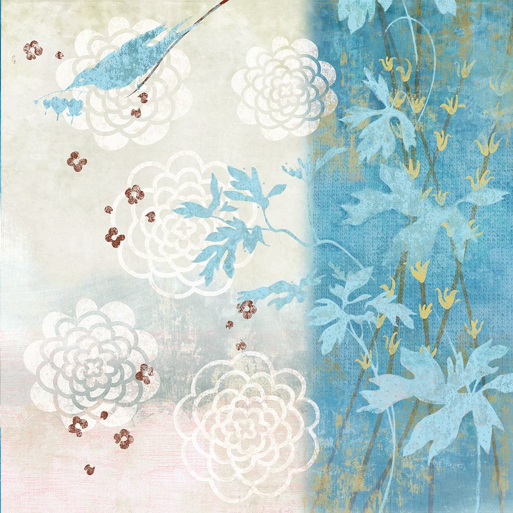 Chrysanthemum Bird II art print by Evalia Designs for $57.95 CAD