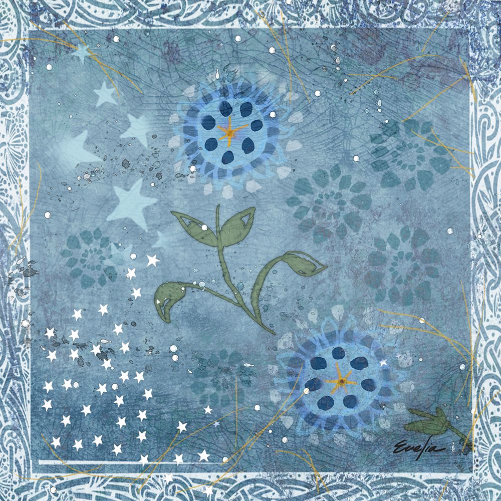 Eves Flowers art print by Evalia Designs for $57.95 CAD