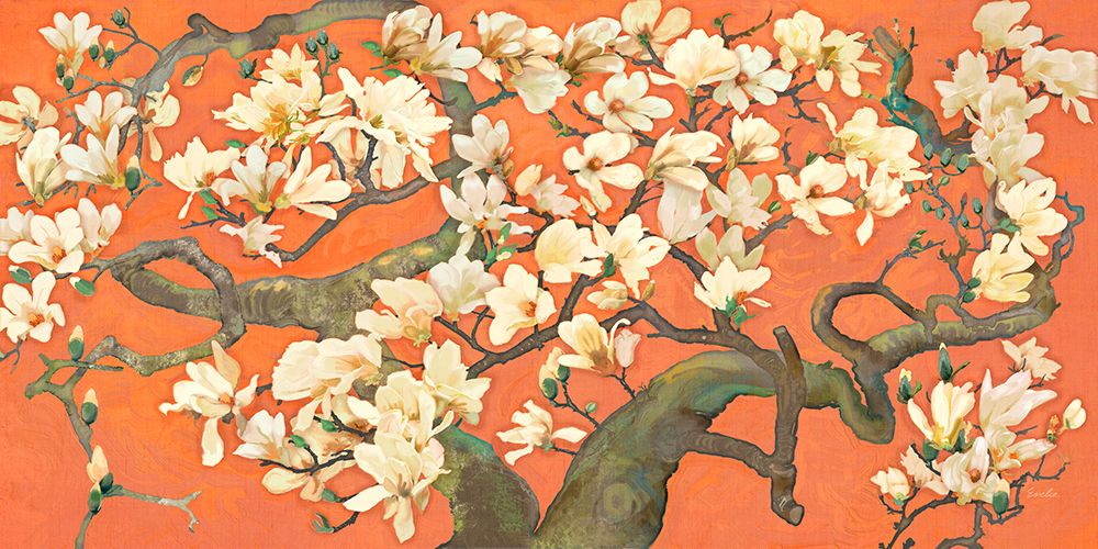 Magnolia Branches I art print by Evalia Designs for $57.95 CAD
