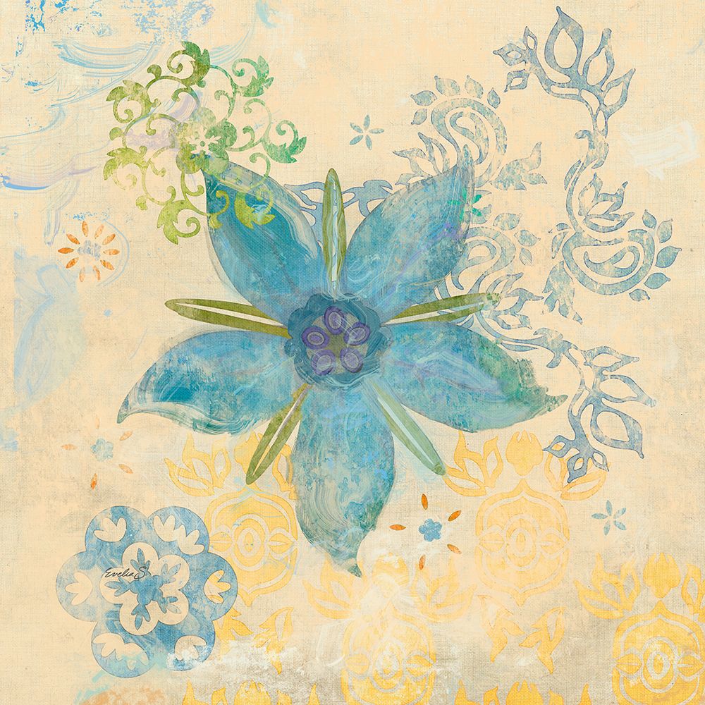 Borage Sprite art print by Evalia Designs for $57.95 CAD