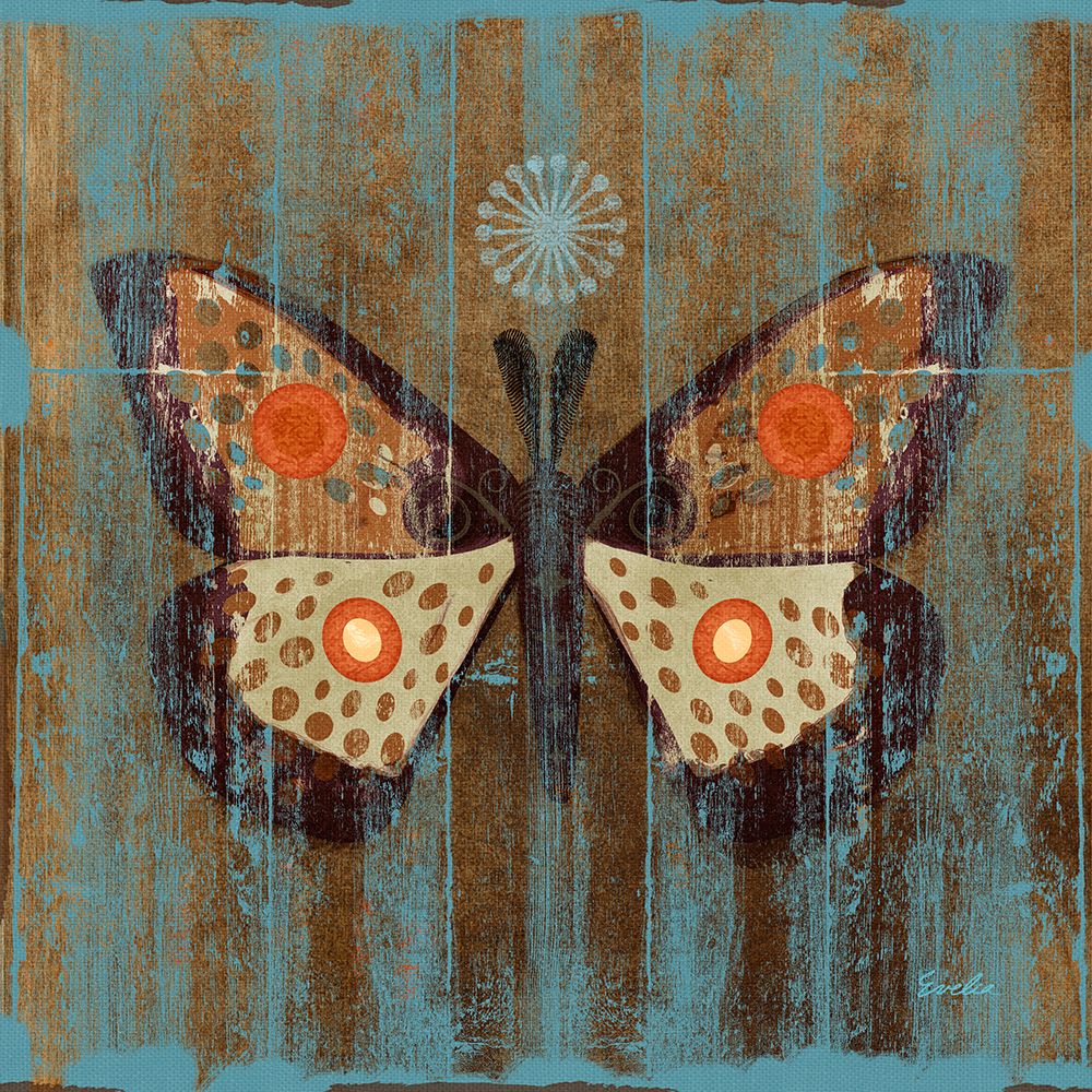 Rustic Moth art print by Evalia Designs for $57.95 CAD