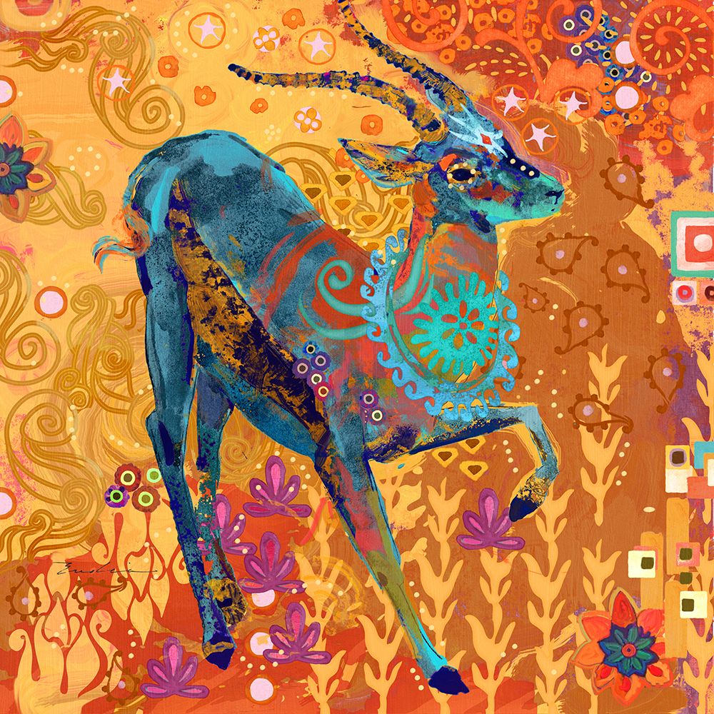Gazelle of Samburu art print by Evalia Designs for $57.95 CAD