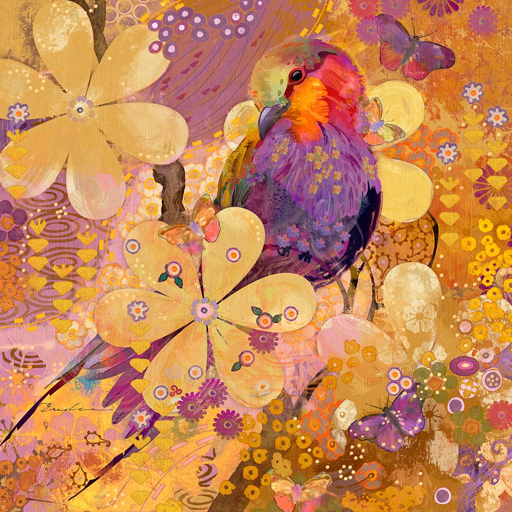 Lilac Roller Bird art print by Evalia Designs for $57.95 CAD