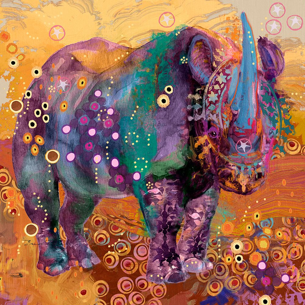 The Last Rhino art print by Evalia Designs for $57.95 CAD