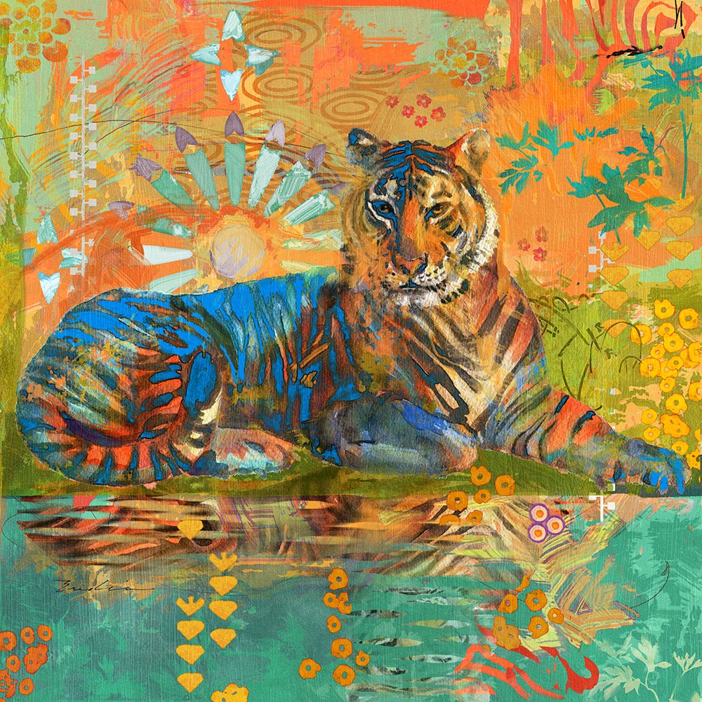 South China Tiger art print by Evalia Designs for $57.95 CAD