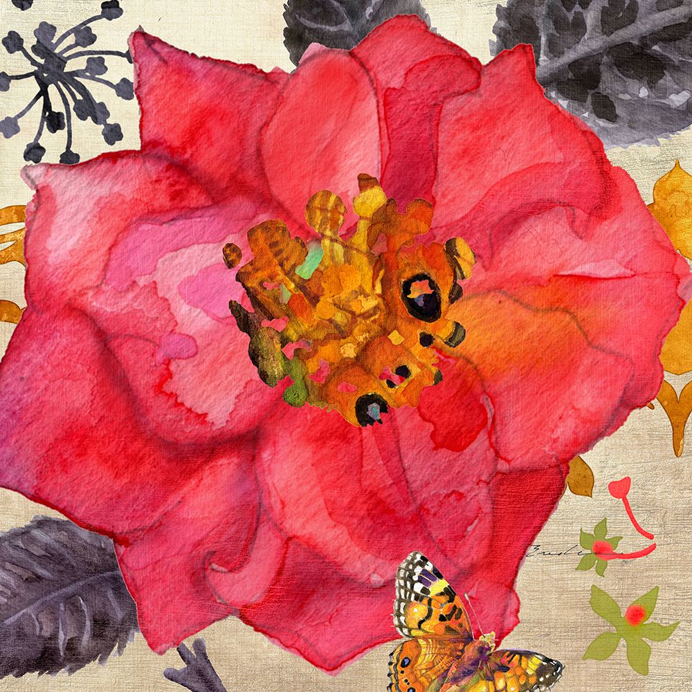 Hedge Roses art print by Evalia Designs for $57.95 CAD