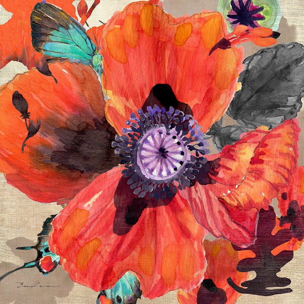 Poppy art print by Evalia Designs for $57.95 CAD
