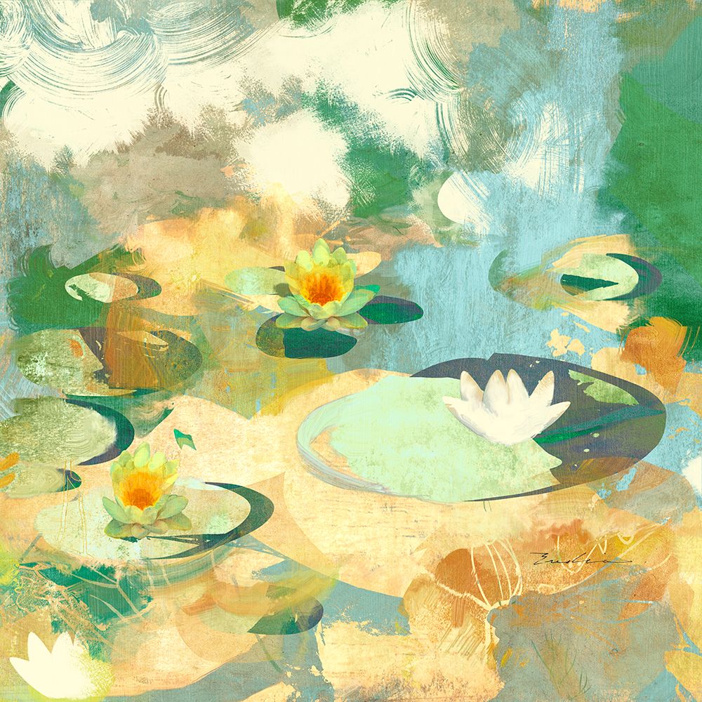 Find a Water Lily Bloom art print by Evalia Designs for $57.95 CAD