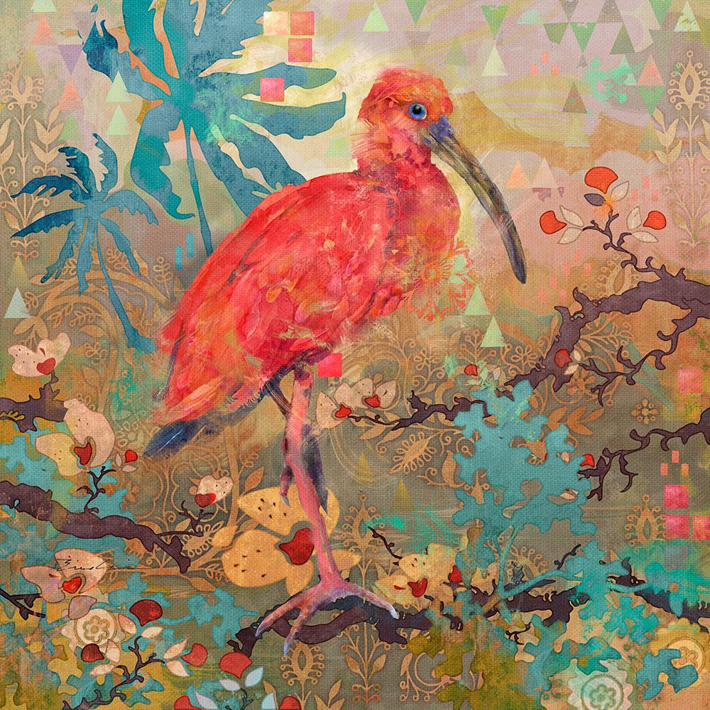 Scarlet Ibis art print by Evalia Designs for $57.95 CAD