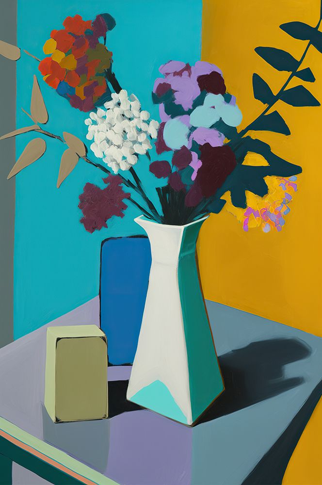 Mid Century Flower Still V art print by Andrea Haase for $57.95 CAD