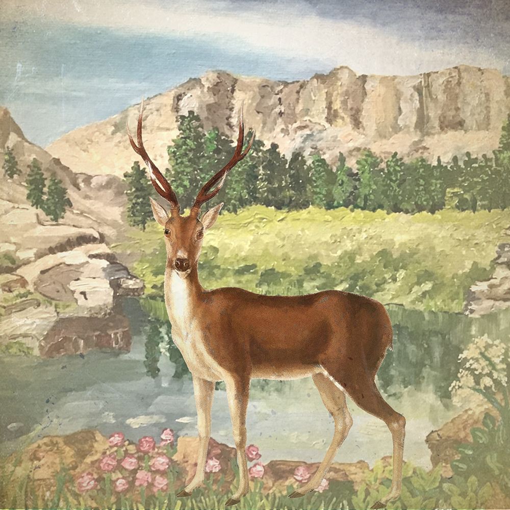 Stagscene art print by Karen Smith for $57.95 CAD