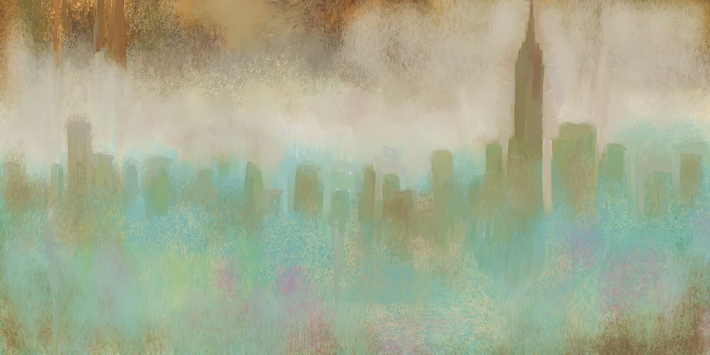 Misty City I art print by Karen Smith for $57.95 CAD