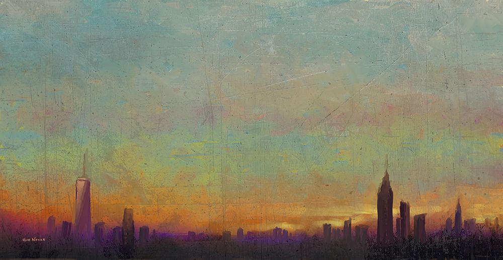 Misty City II art print by Karen Smith for $57.95 CAD