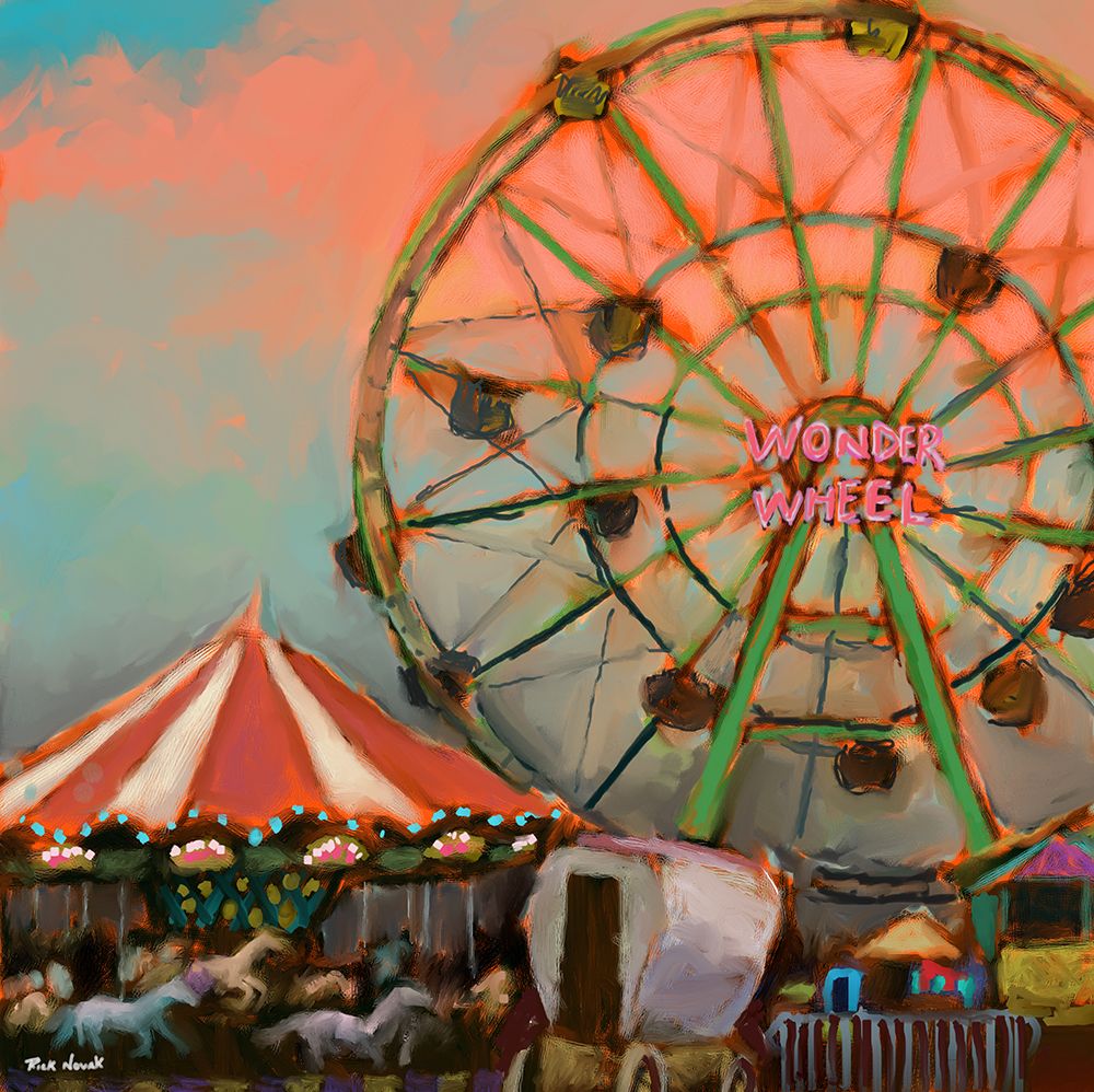 Wonder Wheel art print by Karen Smith for $57.95 CAD