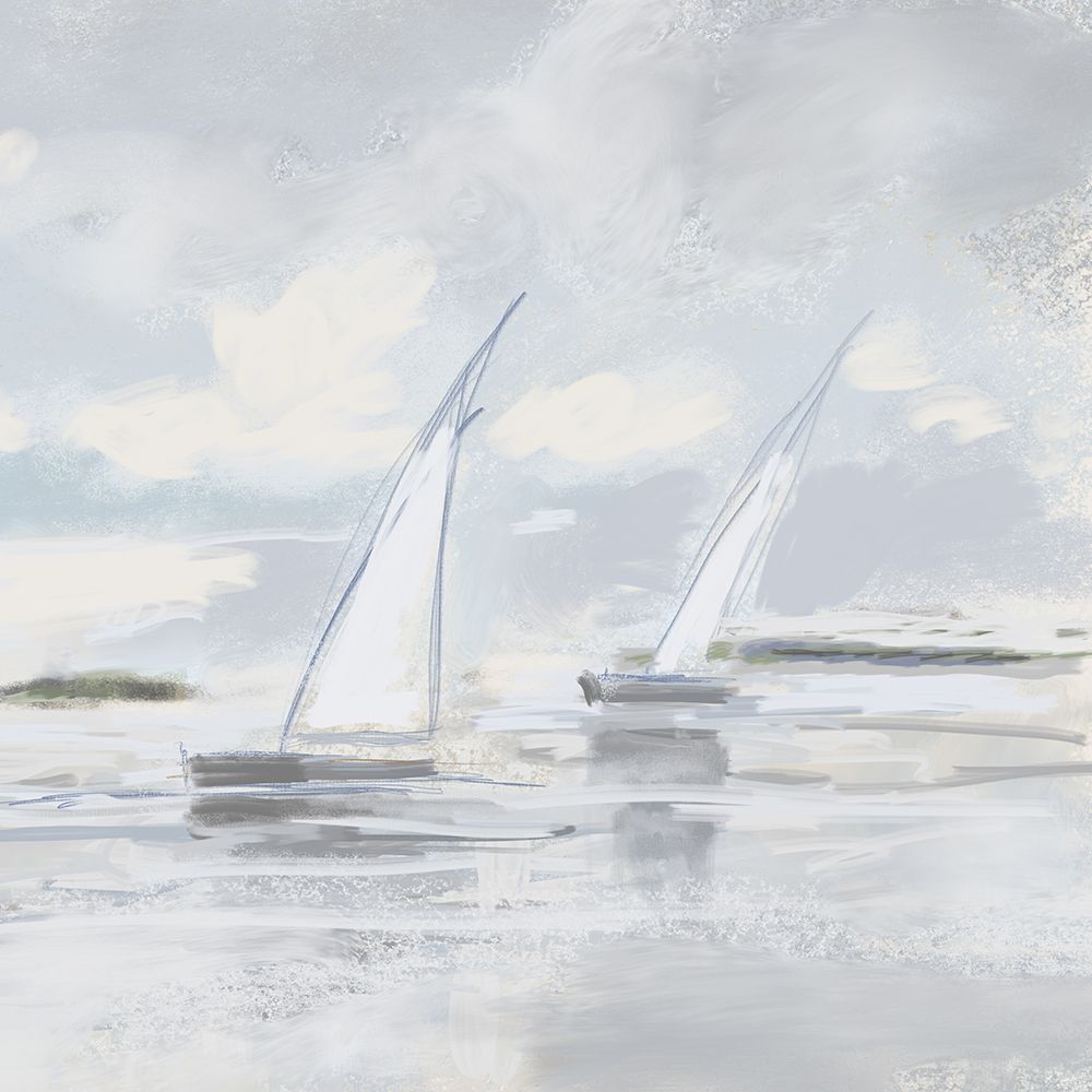 Ocean Sail I art print by Karen Smith for $57.95 CAD