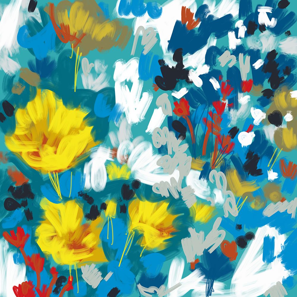 Florals I art print by Karen Smith for $57.95 CAD
