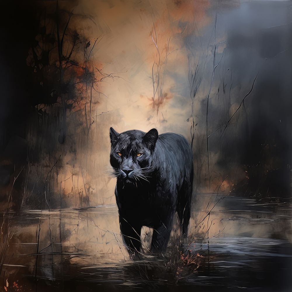 Mystic Panther art print by Novae for $57.95 CAD