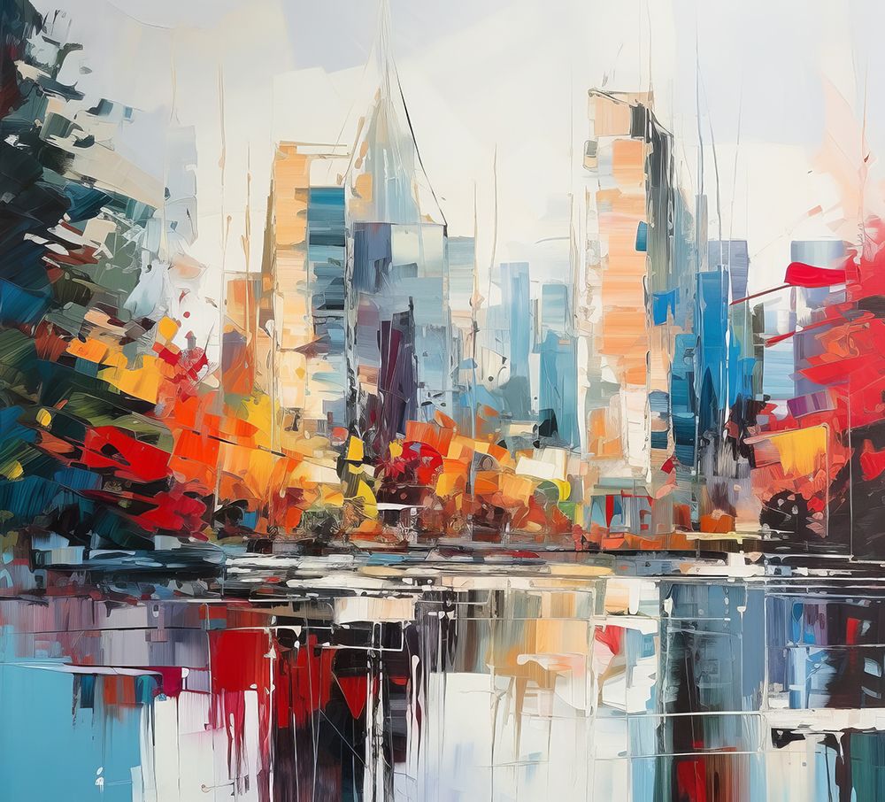 Autumn Palette in the City 2 art print by Irena Orlov for $57.95 CAD