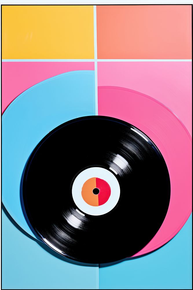 Vintage Vinyl Vibes 1 art print by Irena Orlov for $57.95 CAD