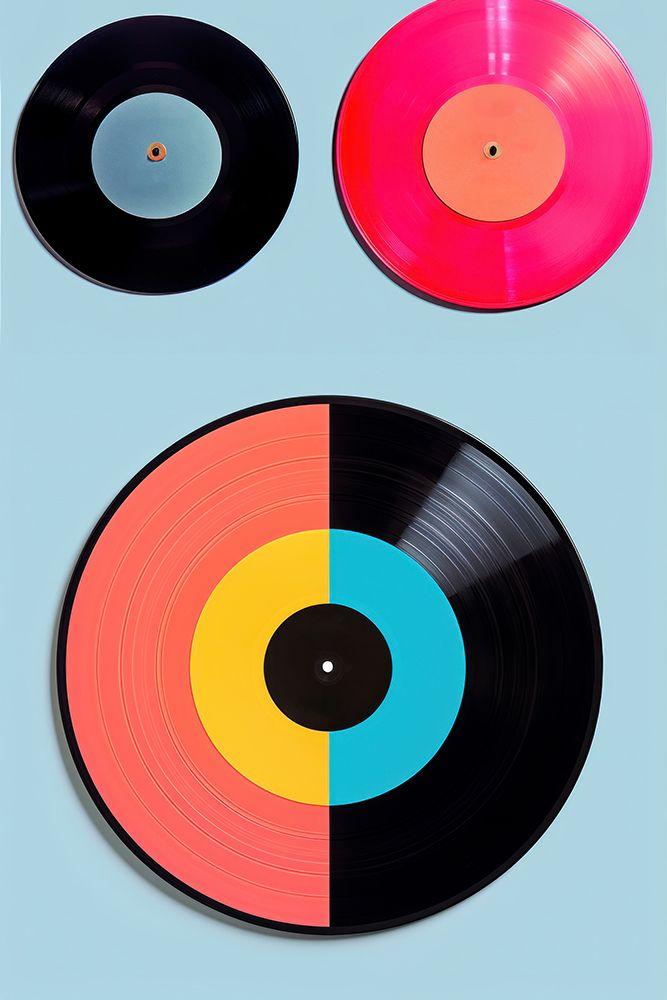 Vintage Vinyl Vibes 2 art print by Irena Orlov for $57.95 CAD