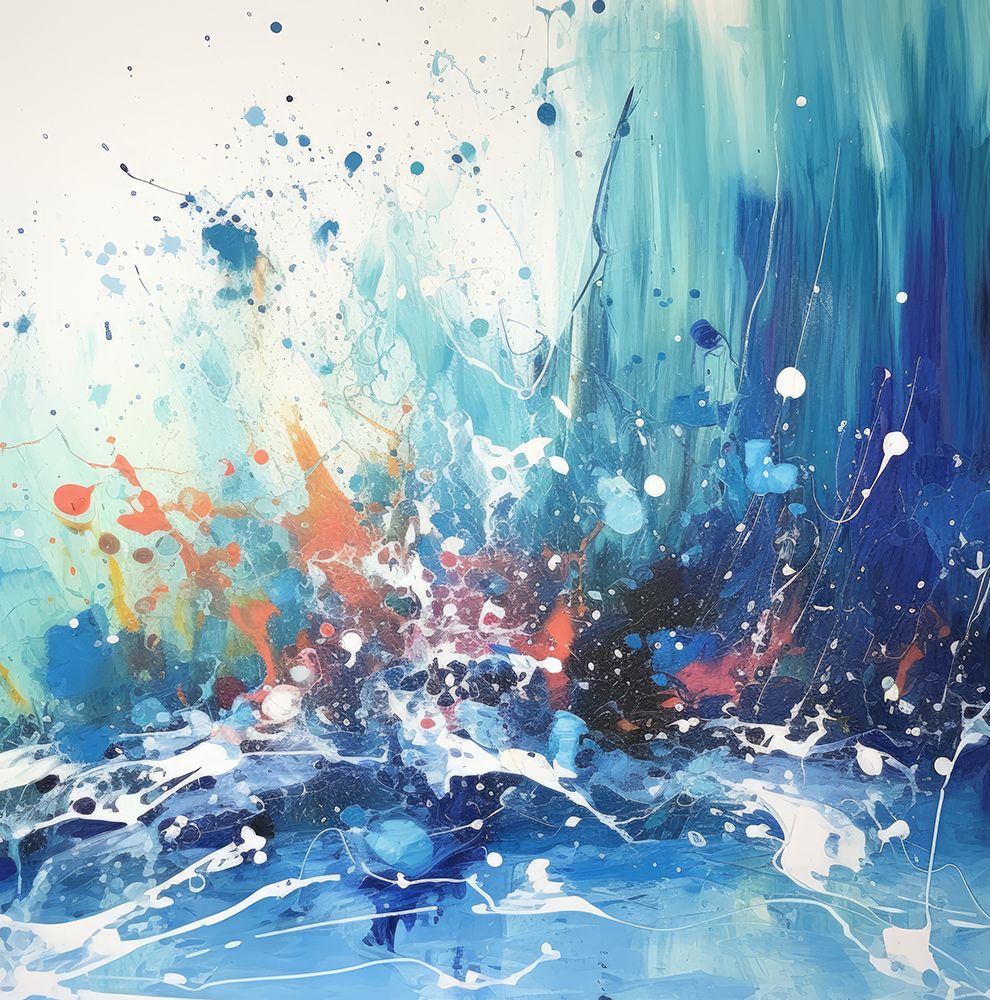 Aqua Euphoria 1 art print by Irena Orlov for $57.95 CAD