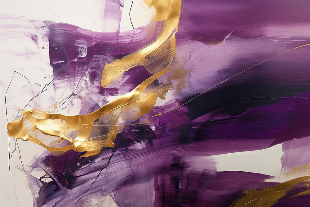 Purple Waves 1 art print by Irena Orlov for $57.95 CAD
