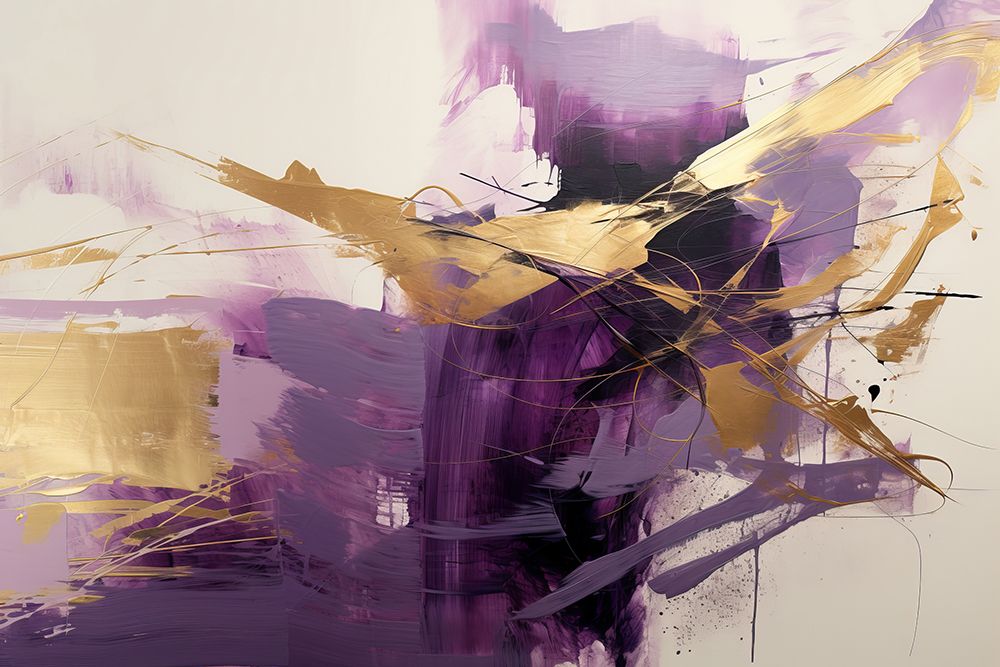Purple Waves 2 art print by Irena Orlov for $57.95 CAD