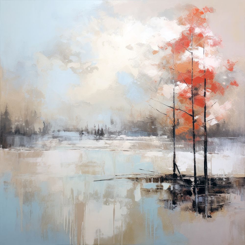 Peaceful Pond 1 art print by Ray Powers for $57.95 CAD