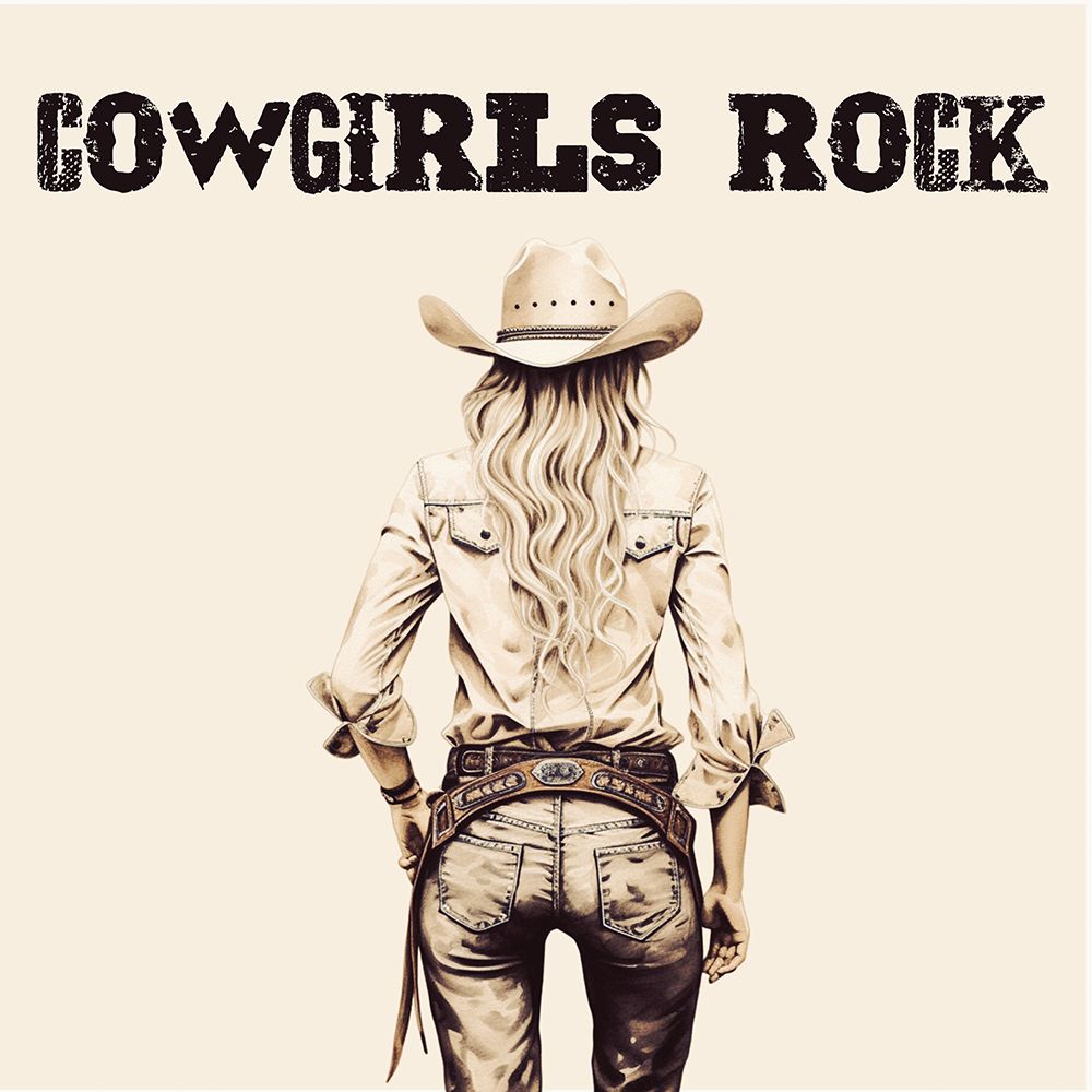 Cowgirls Rock art print by Karen Smith for $57.95 CAD