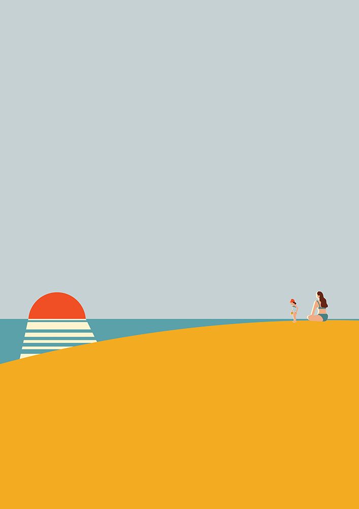 Coastal Beach I art print by Arctic Frame for $57.95 CAD