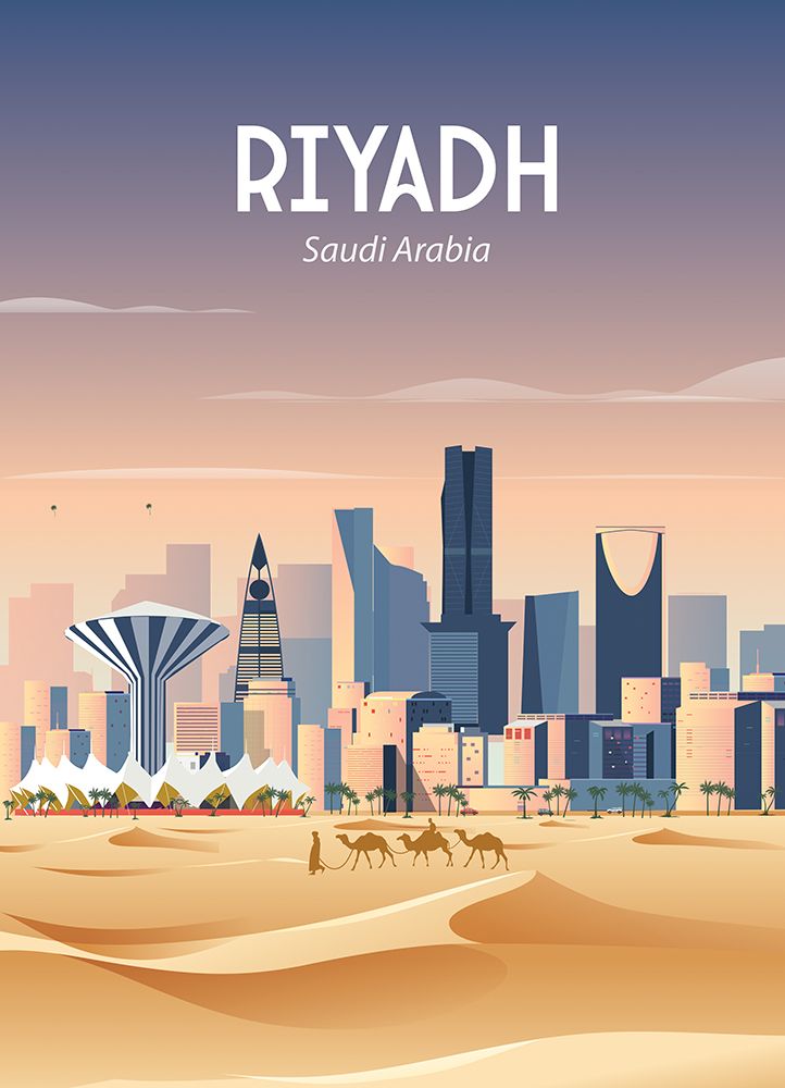 Saudi Arabia art print by Arctic Frame for $57.95 CAD