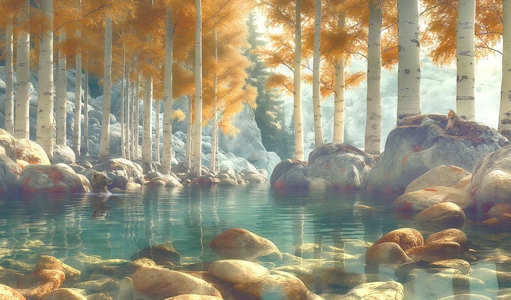 Wilderness Pondering II art print by Steve Hunziker for $57.95 CAD