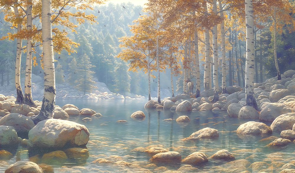 Wilderness Pondering III art print by Steve Hunziker for $57.95 CAD