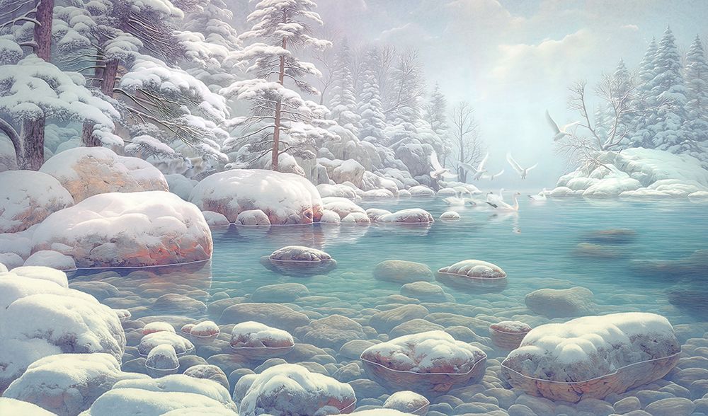 Wilderness Pondering V art print by Steve Hunziker for $57.95 CAD