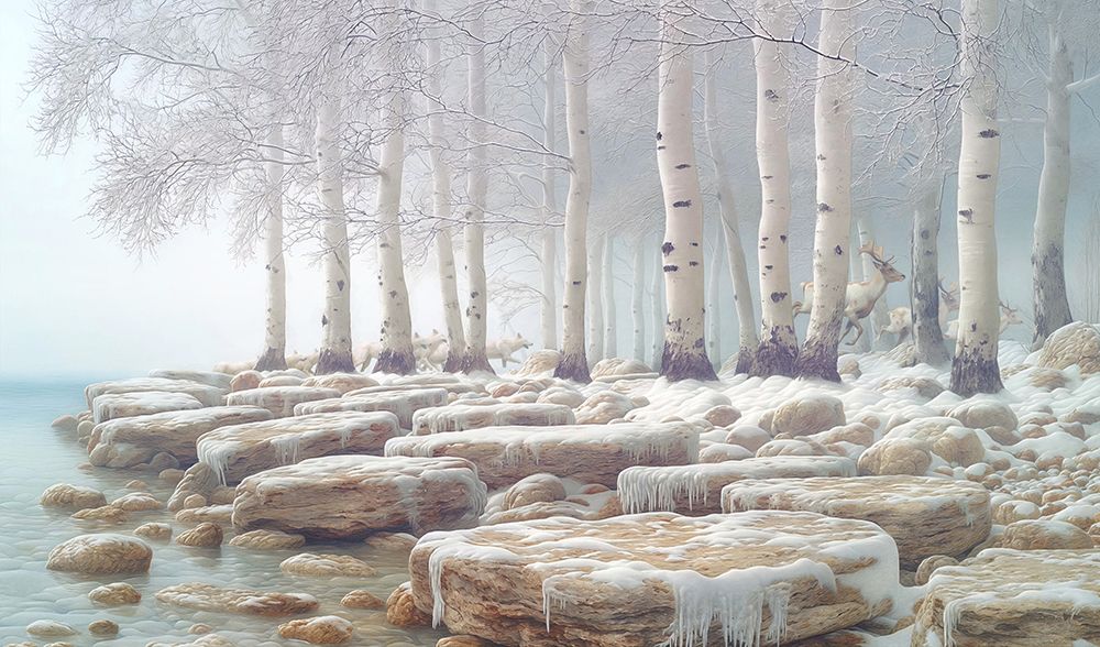 Wilderness Pondering VI art print by Steve Hunziker for $57.95 CAD