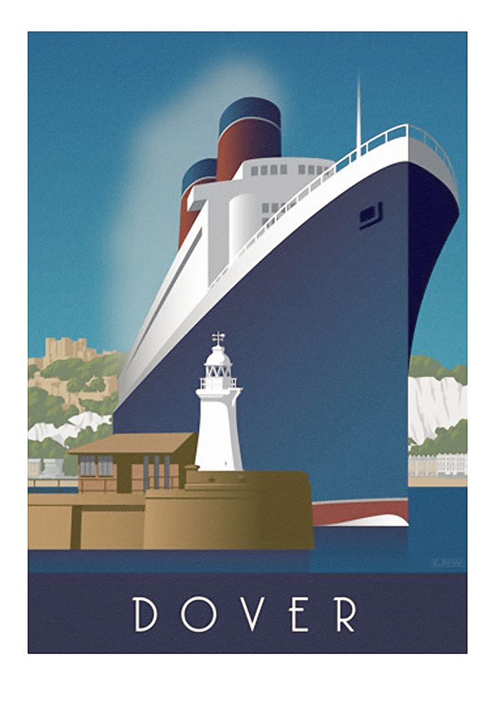 Vintage Poster Dover art print by Steve Hunziker for $57.95 CAD