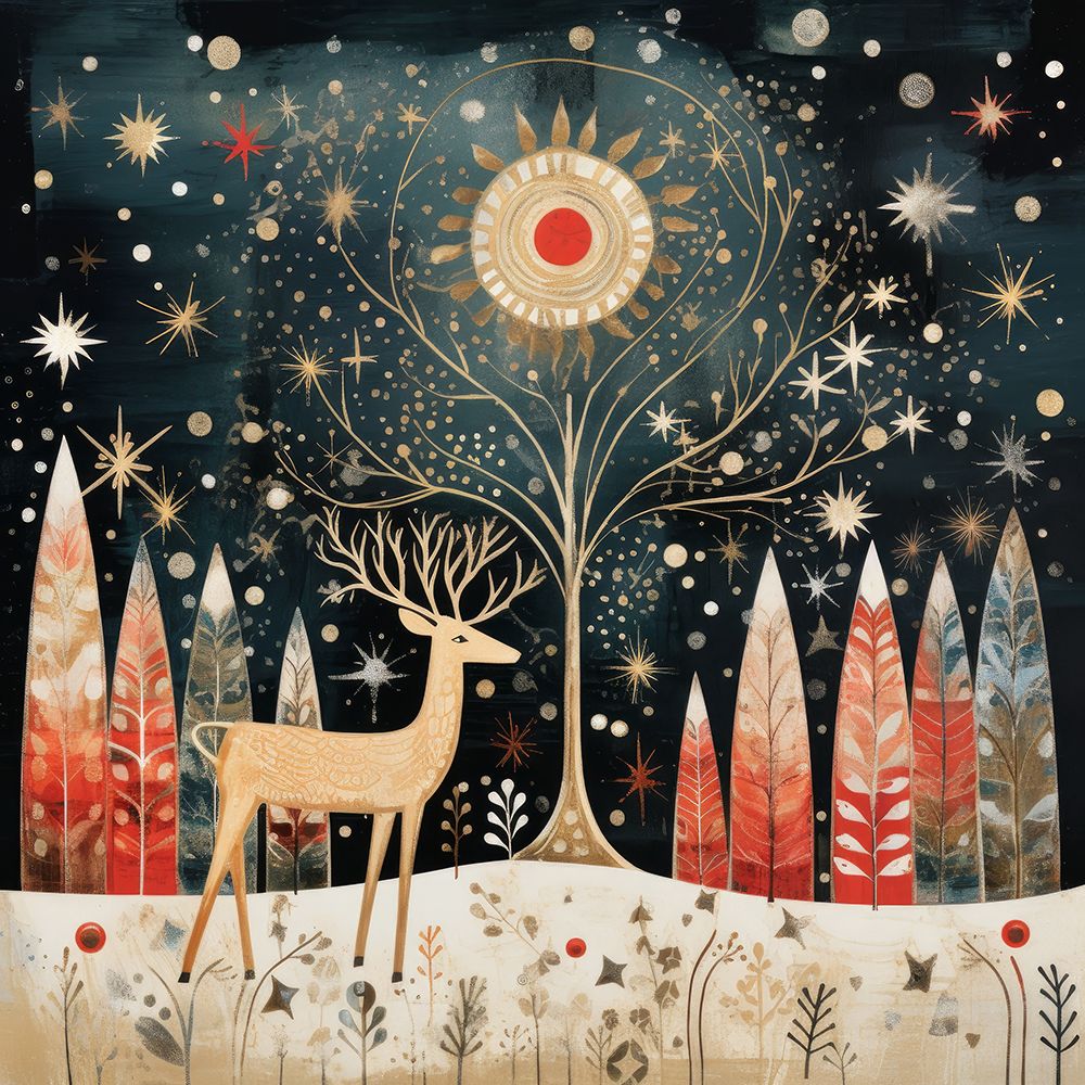 Merry and Bright I art print by Lazar Studio for $57.95 CAD
