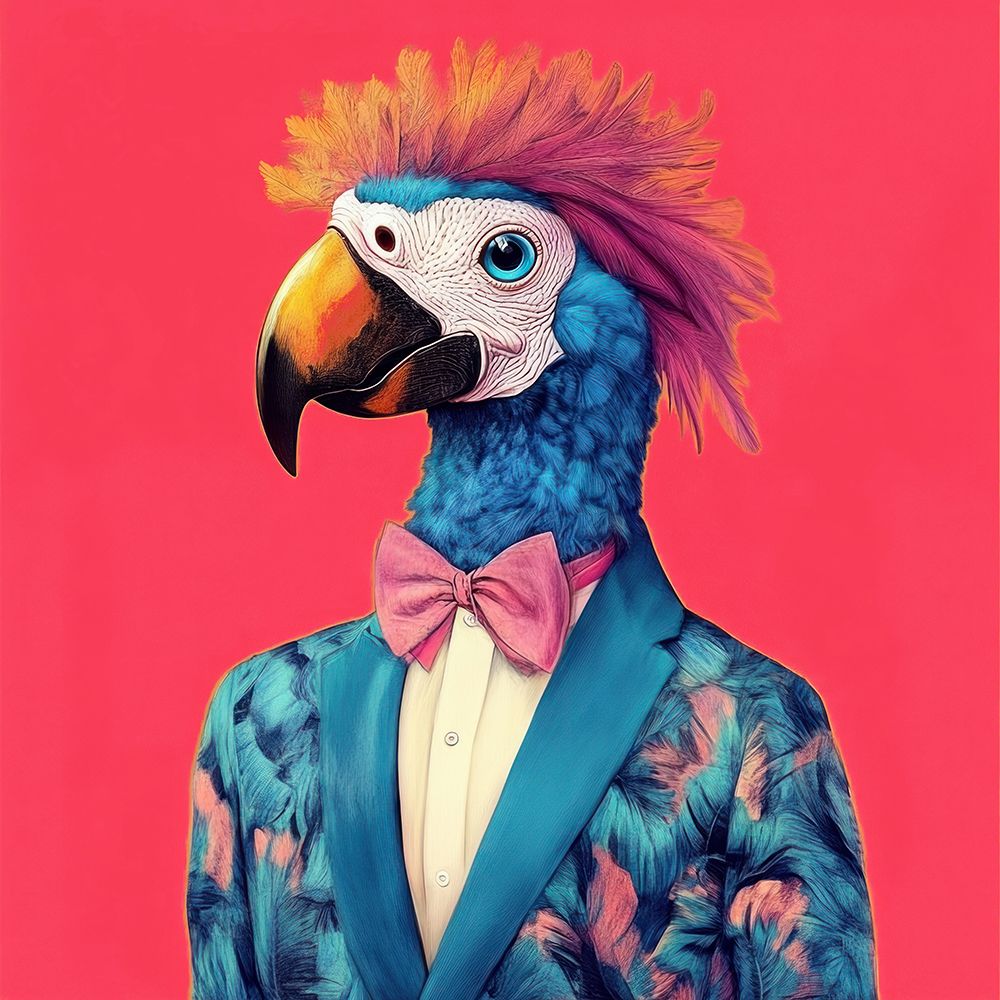 Dapper Feathered Dreamer art print by Lazar Studio for $57.95 CAD