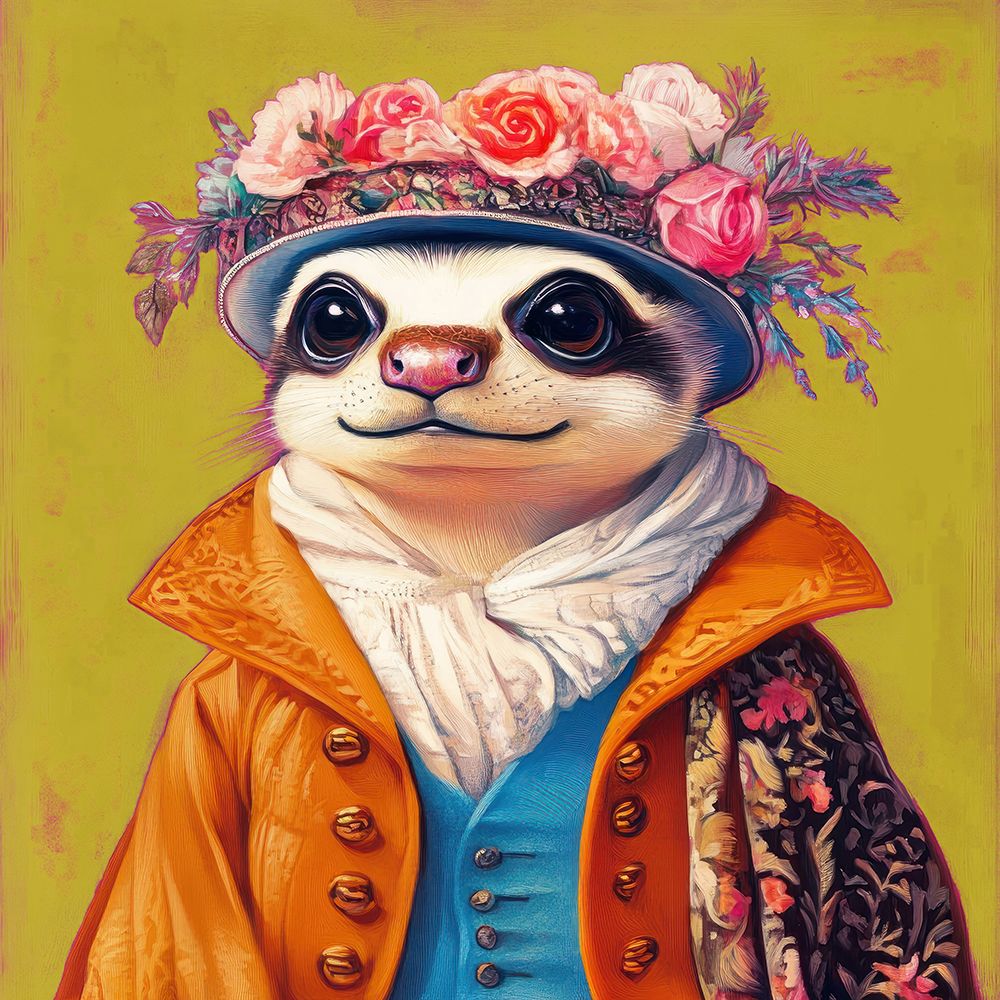 Whimsical Wild Woman art print by Lazar Studio for $57.95 CAD