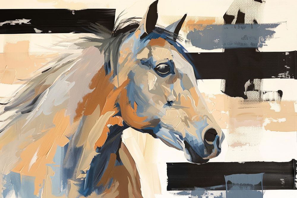 Abstract Mustang art print by Irena Orlov for $57.95 CAD