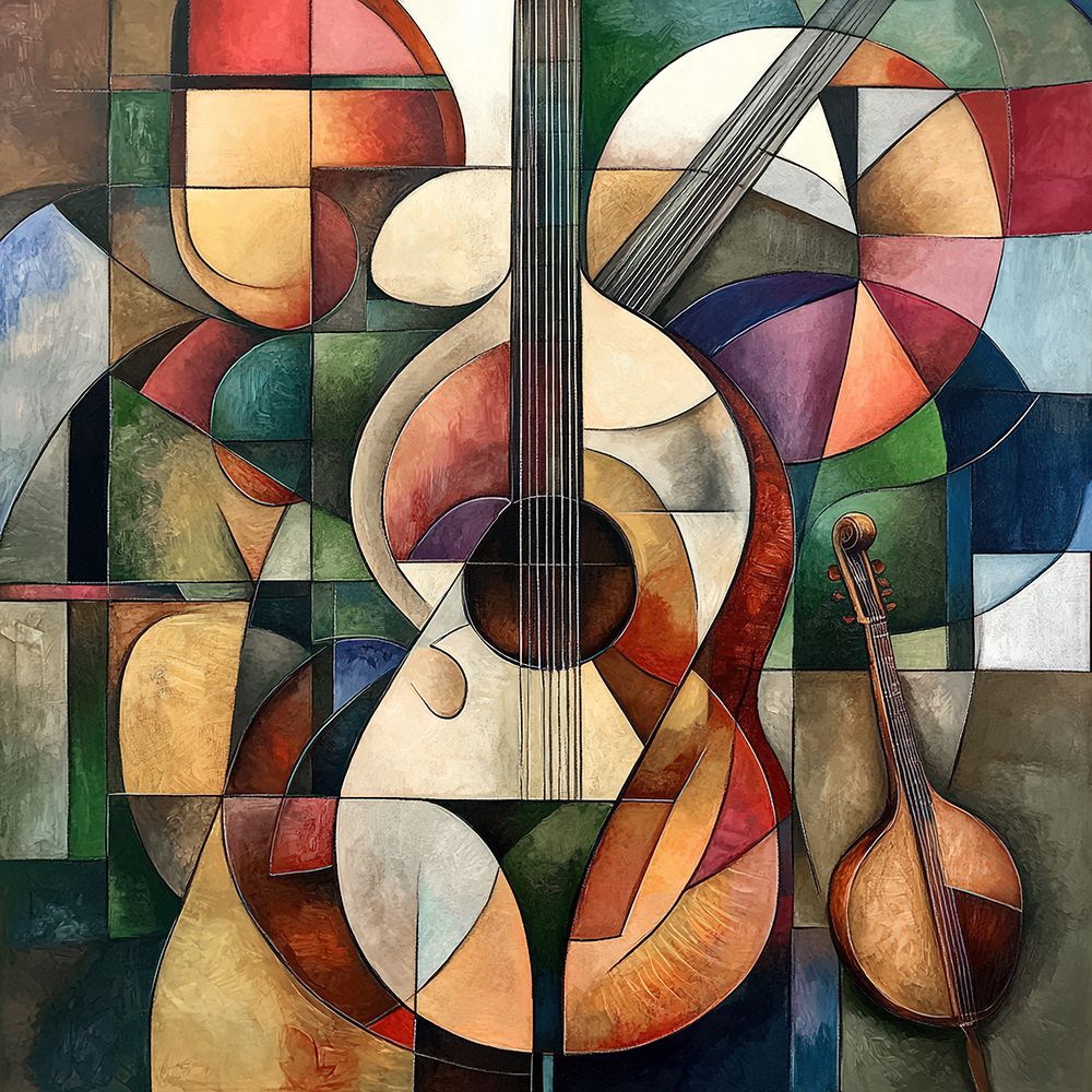 Strings of Abstraction I art print by Ray Powers for $57.95 CAD