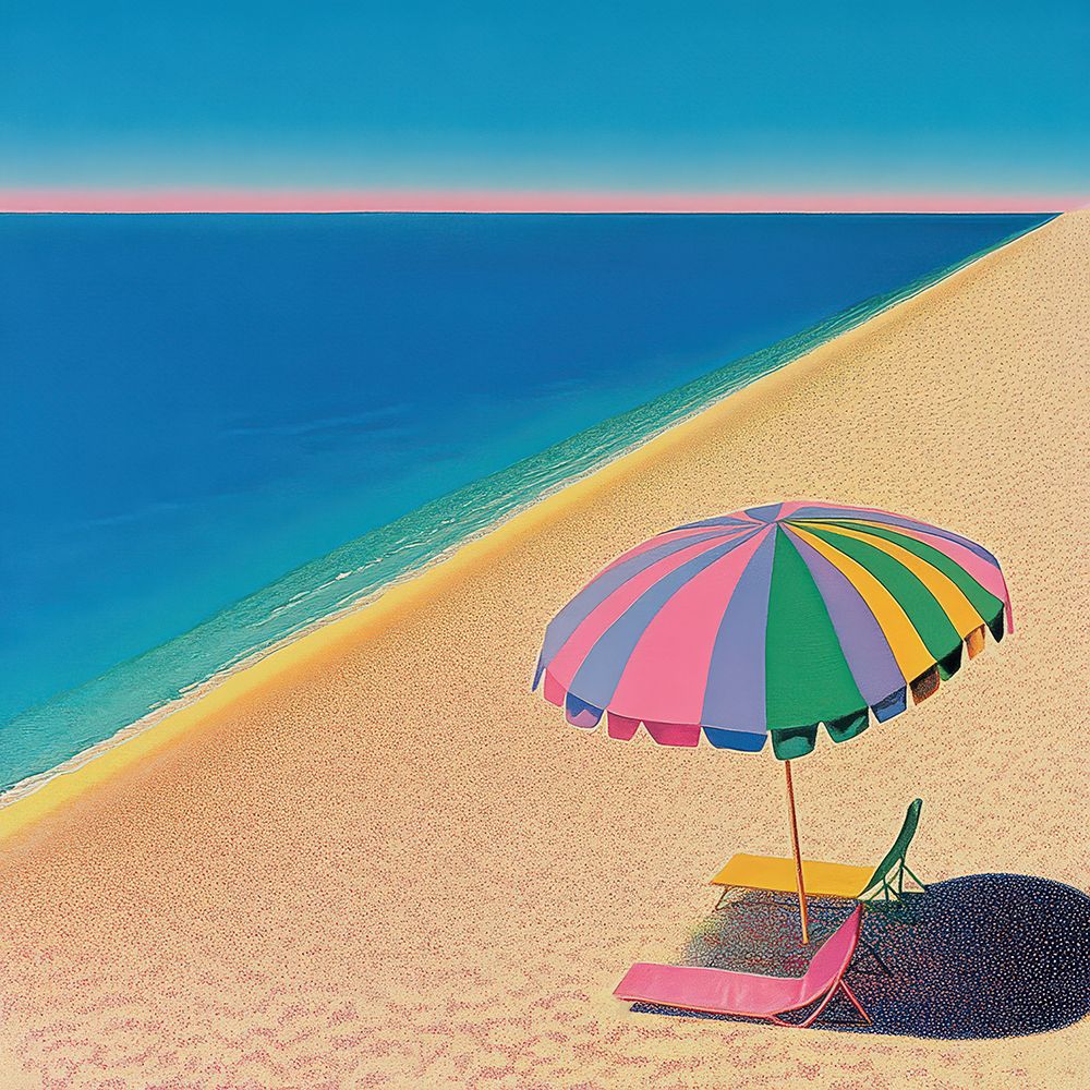 Quiet Beach Afternoon art print by Ray Powers for $57.95 CAD