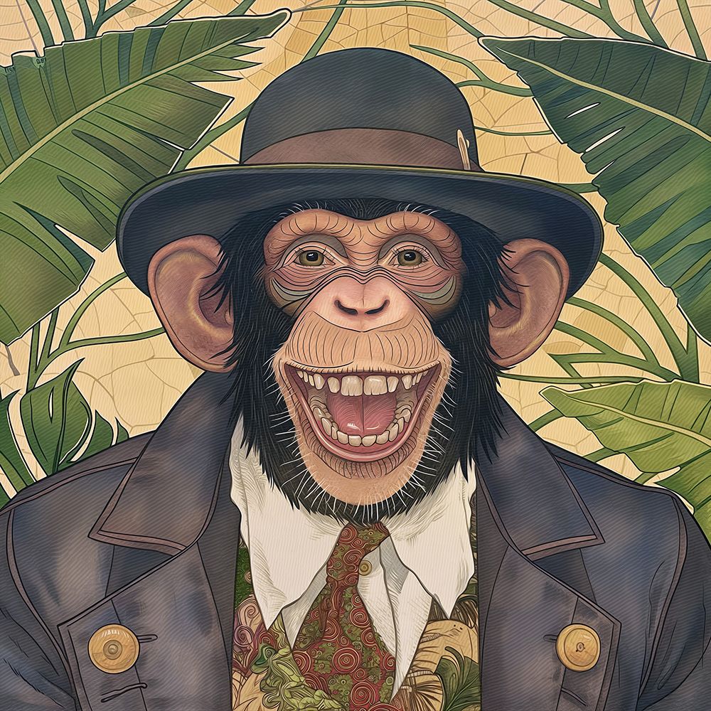 Monkey Face art print by Steve Hunziker for $57.95 CAD