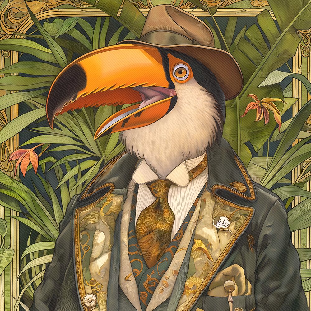 Toucan Face art print by Steve Hunziker for $57.95 CAD