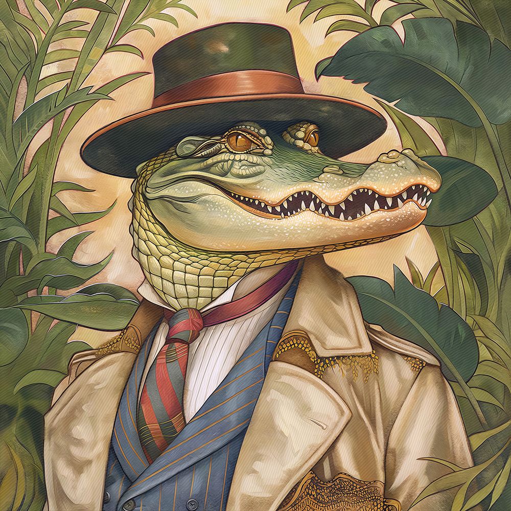 Gator Face art print by Steve Hunziker for $57.95 CAD