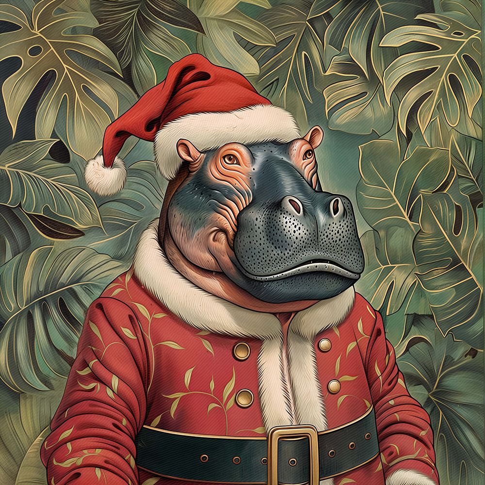 Hippo Face art print by Steve Hunziker for $57.95 CAD